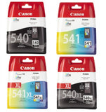Canon PG 540 and PG 541 Genuine ink cartridges