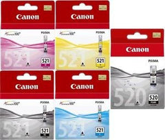 Canon PGi 520 and CLi 521 genuine ink cartridges