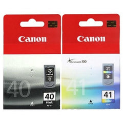 Canon PG 40 and CL 41 Genuine Ink Cartridge