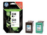 HP 338, HP 343  genuine Ink Cartridges